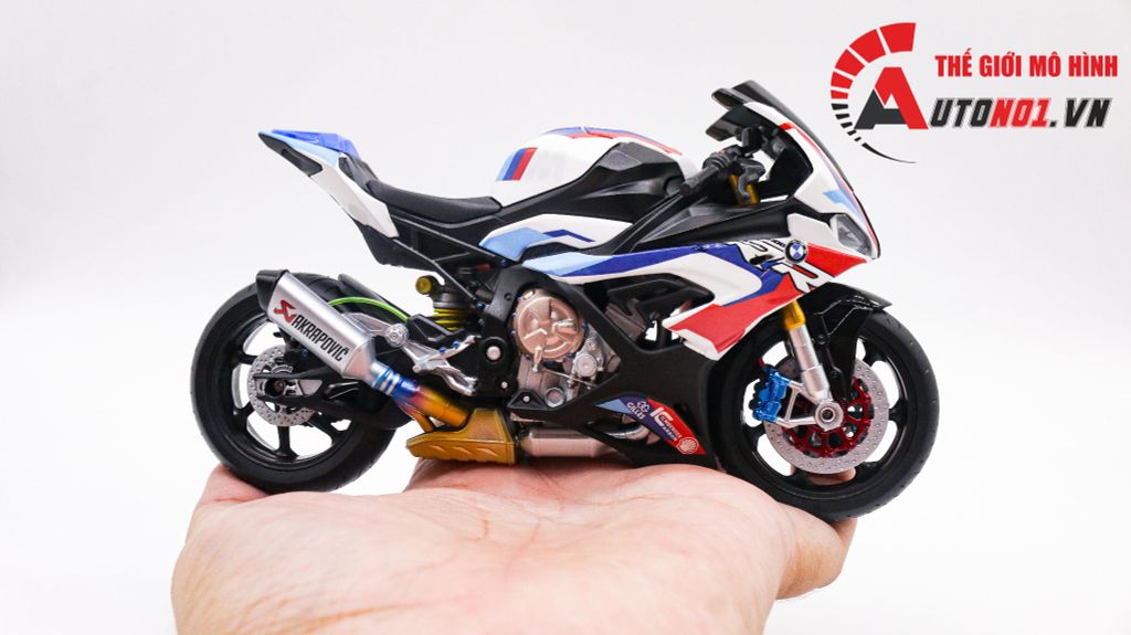 MÔ HÌNH XE BMW S1000RR SBK 2020 1:12 AUTONO1 D226B