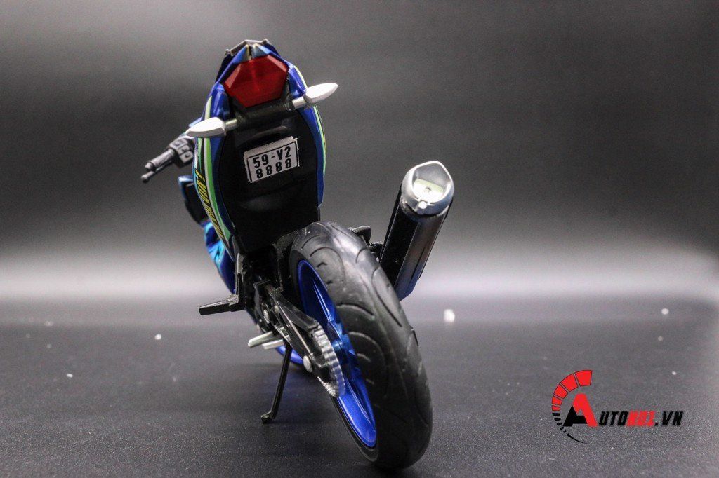 Biển số xe mô hình cho mô tô 1:12 Autono1 PK002A