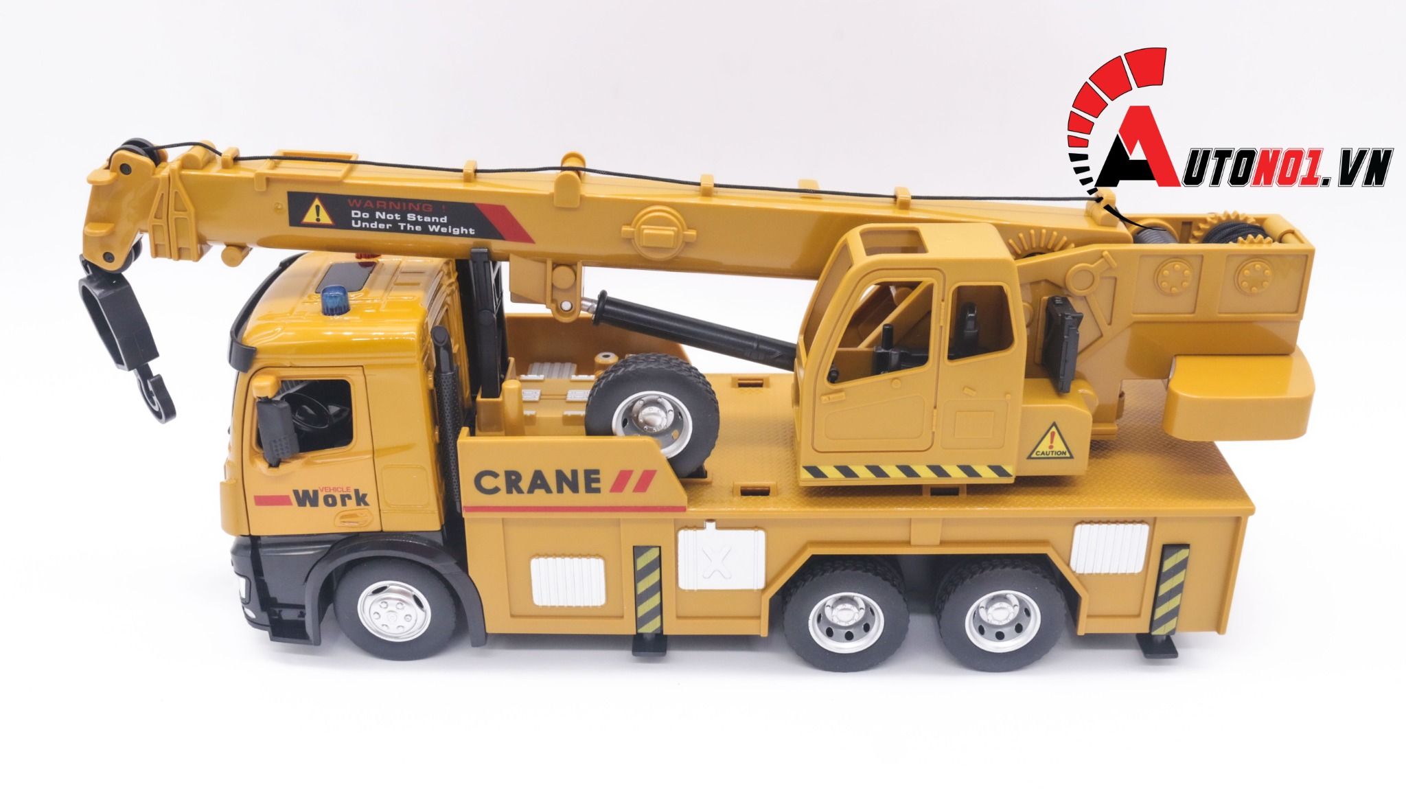 Mô hình xe công trình cần cẩu Jiadu hợp kim tỉ lệ 1:24 Lifting Crane Metal DieCast OT260
