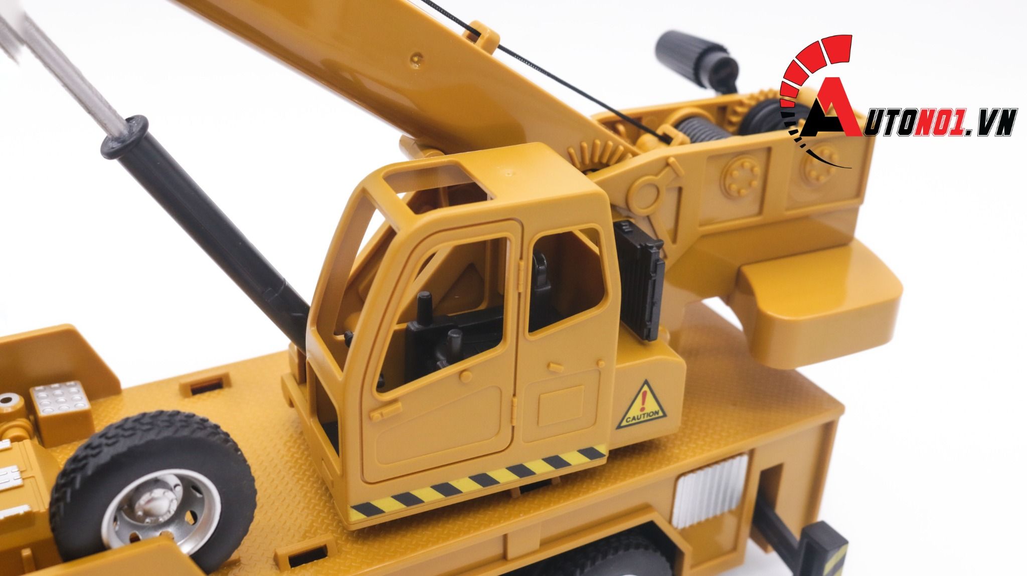 Mô hình xe công trình cần cẩu Jiadu hợp kim tỉ lệ 1:24 Lifting Crane Metal DieCast OT260