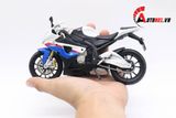  Mô hình xe Bmw s1000rr white blue 1:12 Maisto 1111 