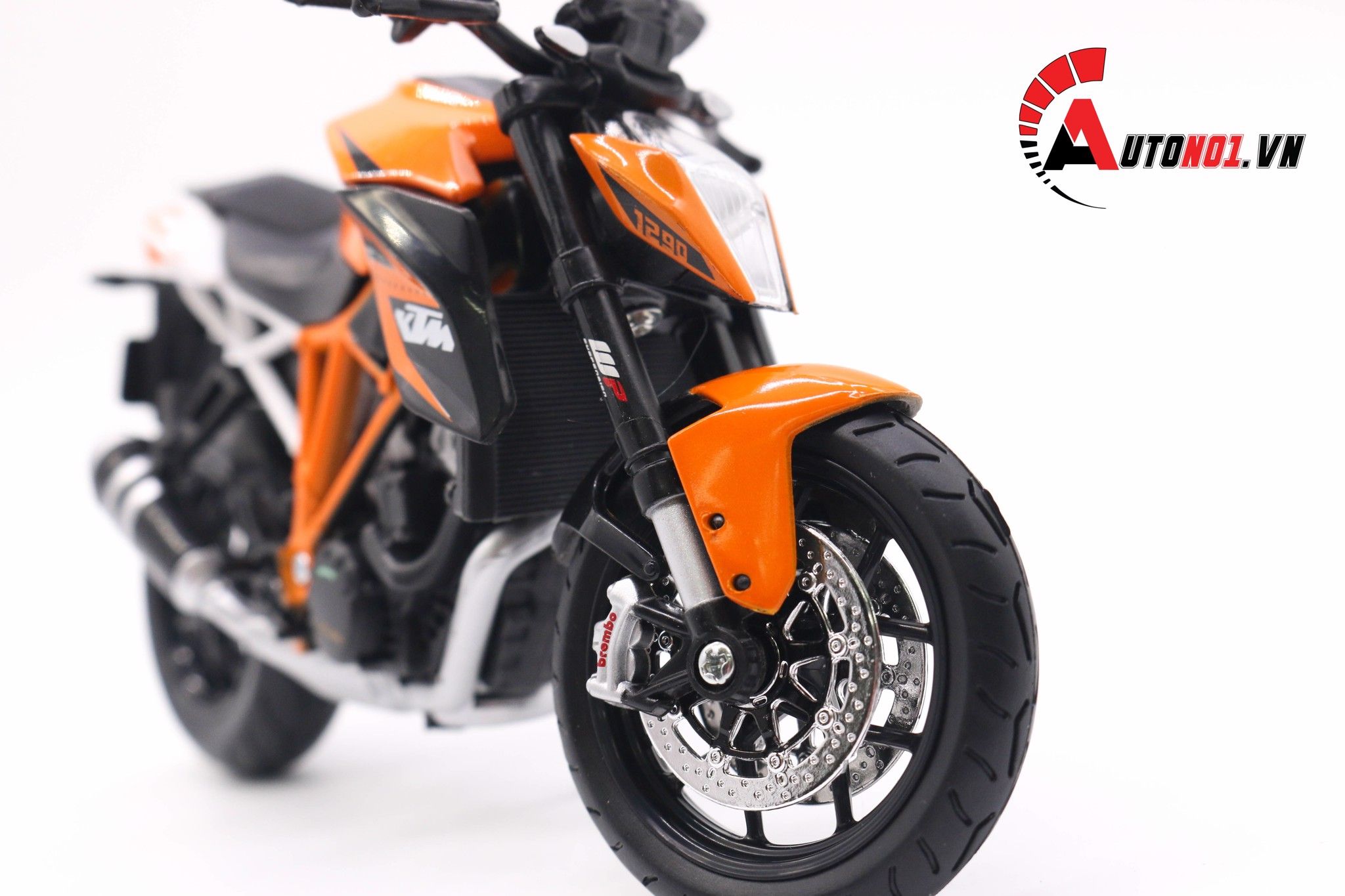  Mô hình xe Ktm 1290 Super Duke R orange 1:12 Maisto 6767 