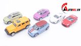  Đồ chơi vĩ xe mô hình kim loại 6 xe các loại tỉ lệ 1:64 diecast T011 