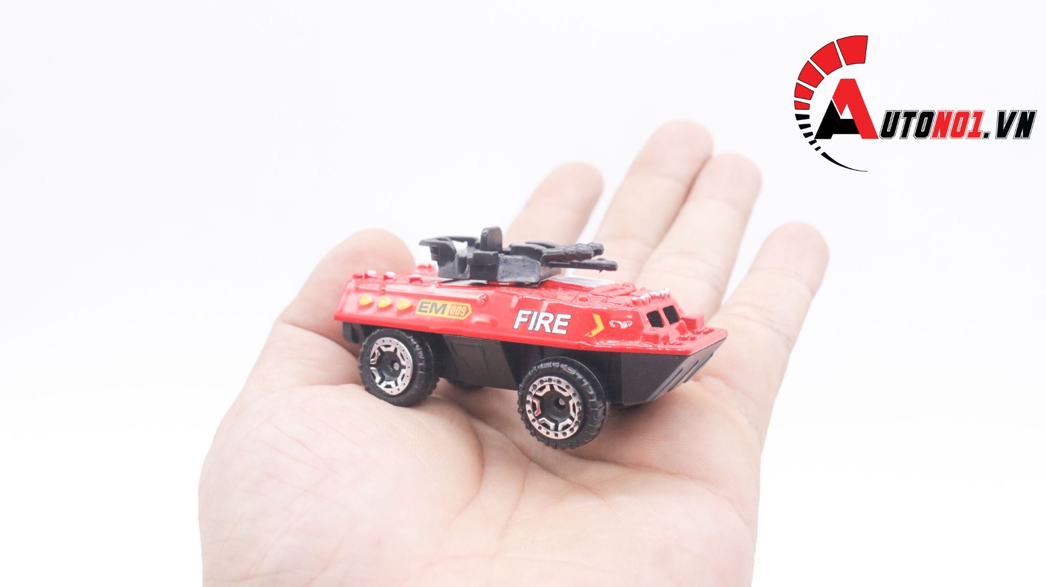  Đồ chơi vĩ xe mô hình kim loại 4 xe cứu hỏa tỉ lệ 1:64 diecast T007 