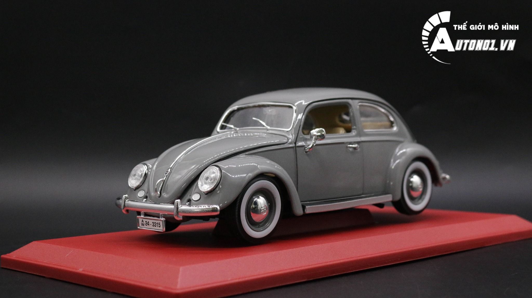  Mô hình xe Volkswagen 1955 Kafer Beetle 1:18 Bburago OT058 