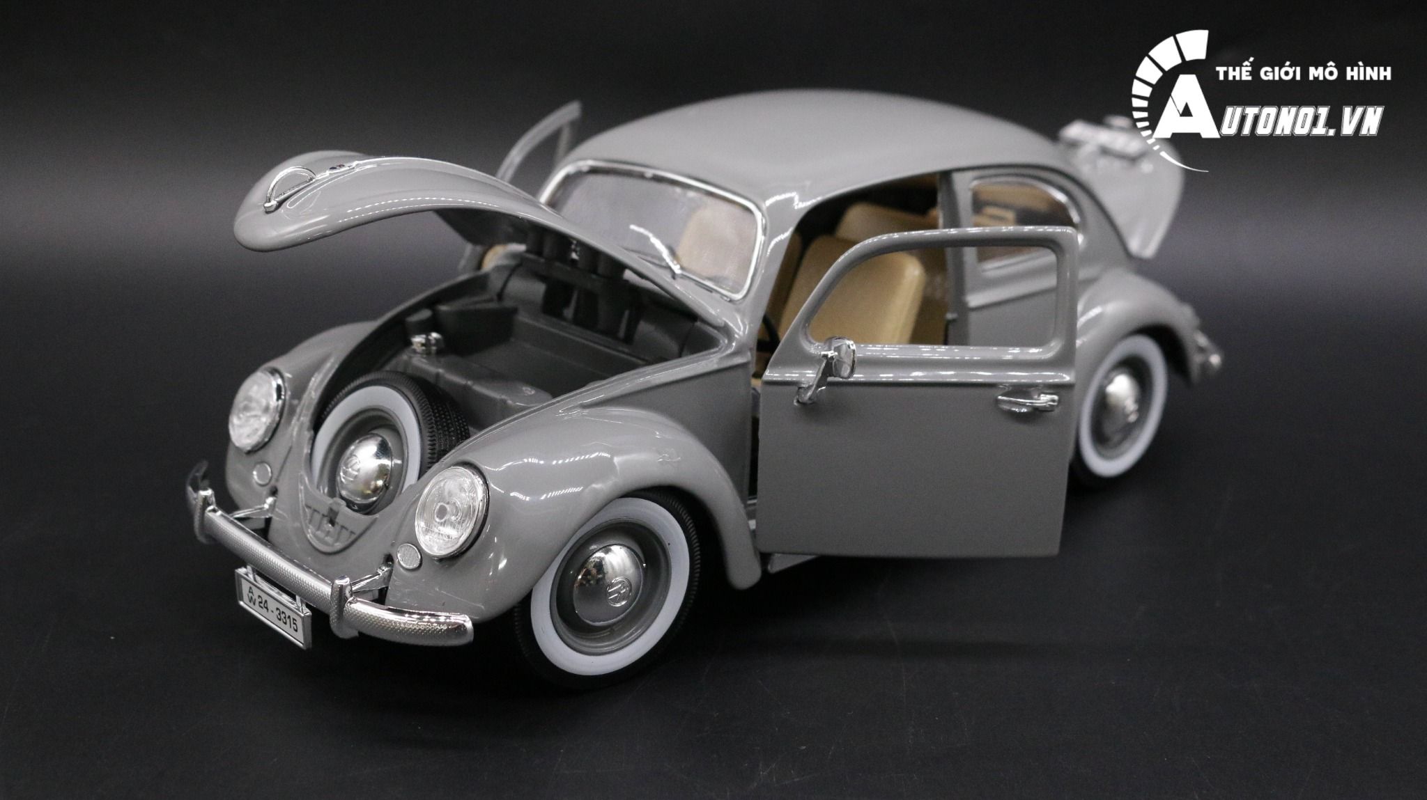  Mô hình xe Volkswagen 1955 Kafer Beetle 1:18 Bburago OT058 