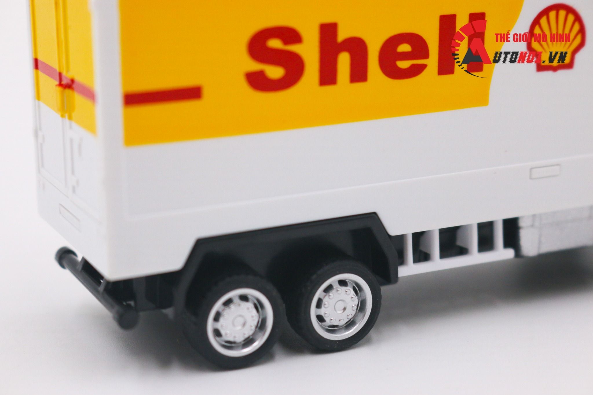 Mô hình xe tải container Shell Volvo tỉ lệ 1:72 CCA 8187