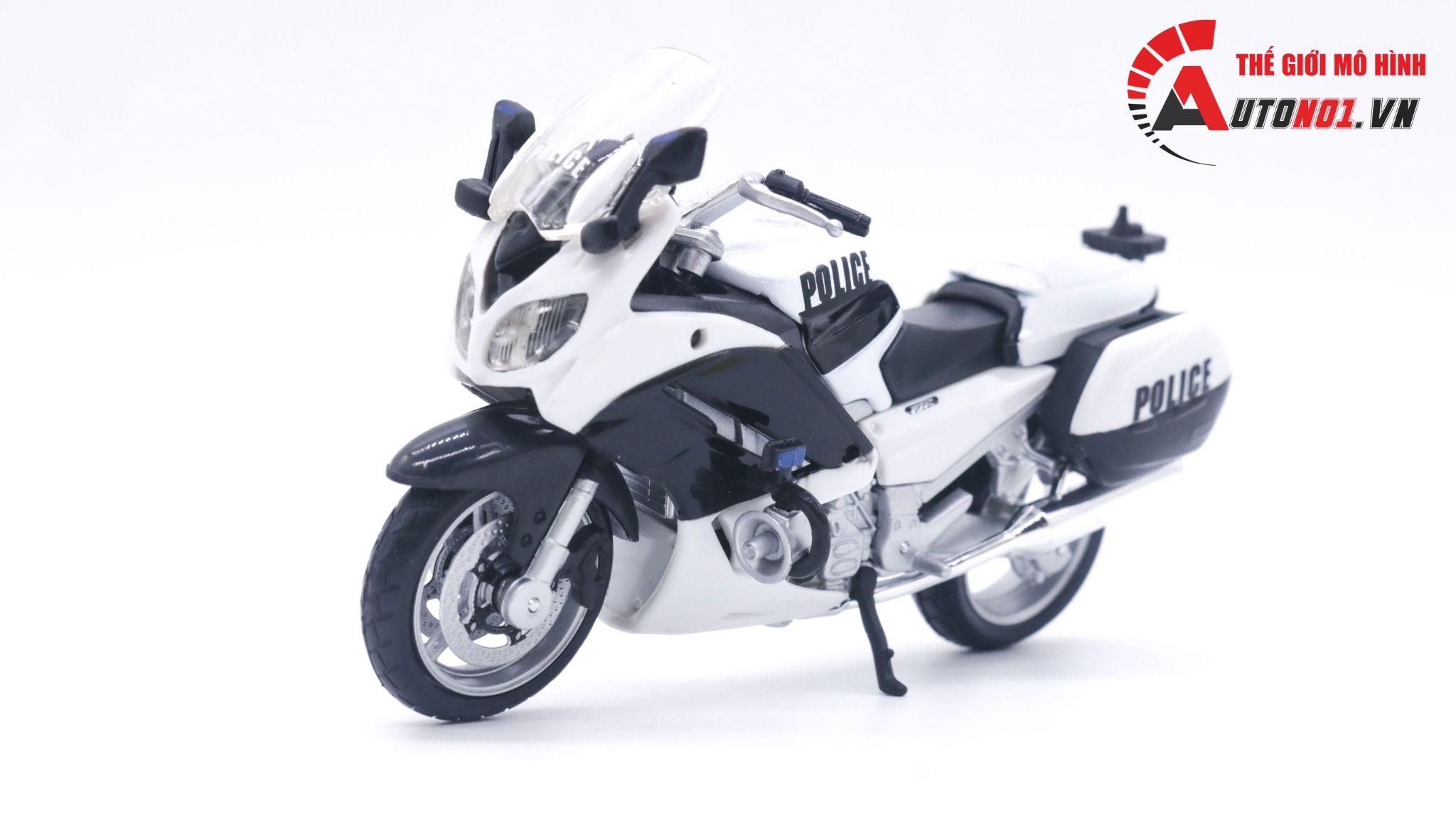 Mô hình xe mô tô cảnh sát police Yamaha FJR 1300 usa tỉ lệ 1:18 Maisto MT046