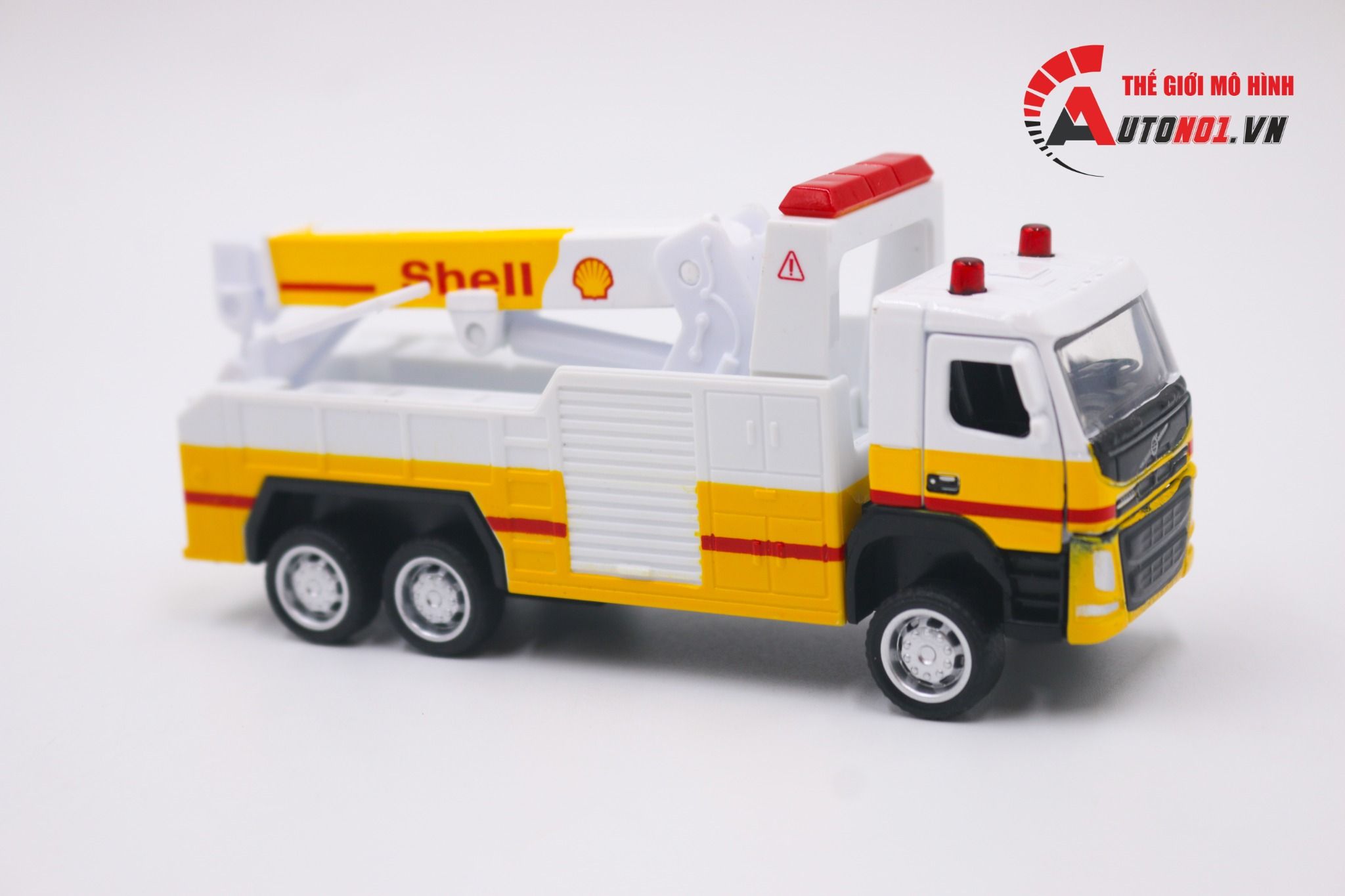 Mô hình xe cẩu cứu hộ Shell Volvo tỉ lệ 1:72 CCA 8188