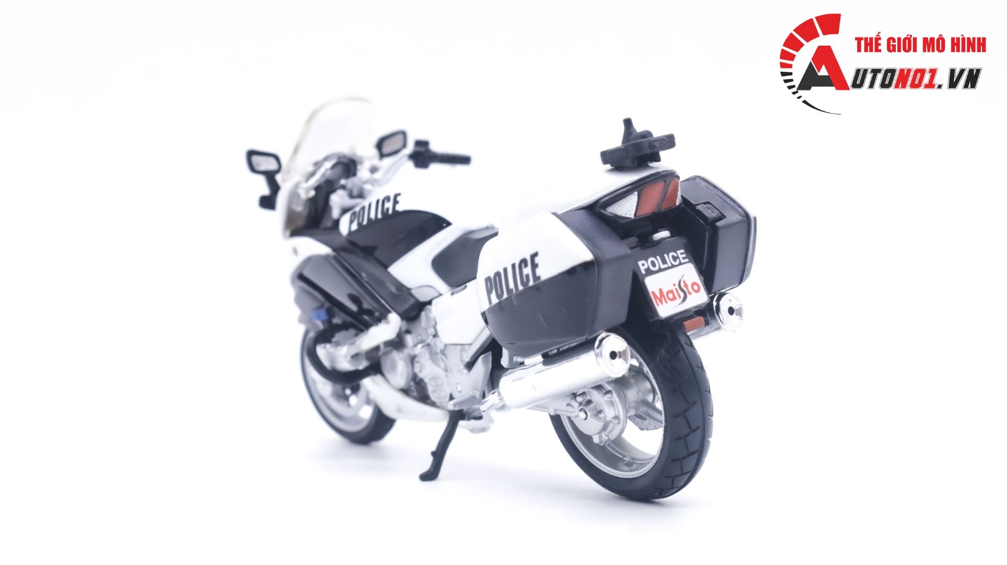 Mô hình xe mô tô cảnh sát police Yamaha FJR 1300 usa tỉ lệ 1:18 Maisto MT046