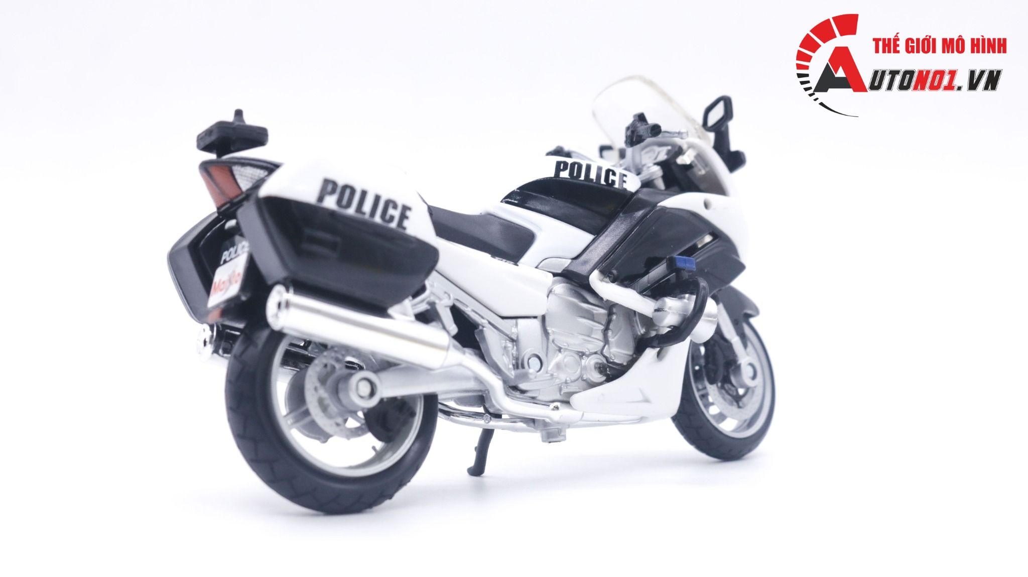 Mô hình xe mô tô cảnh sát police Yamaha FJR 1300 usa tỉ lệ 1:18 Maisto MT046