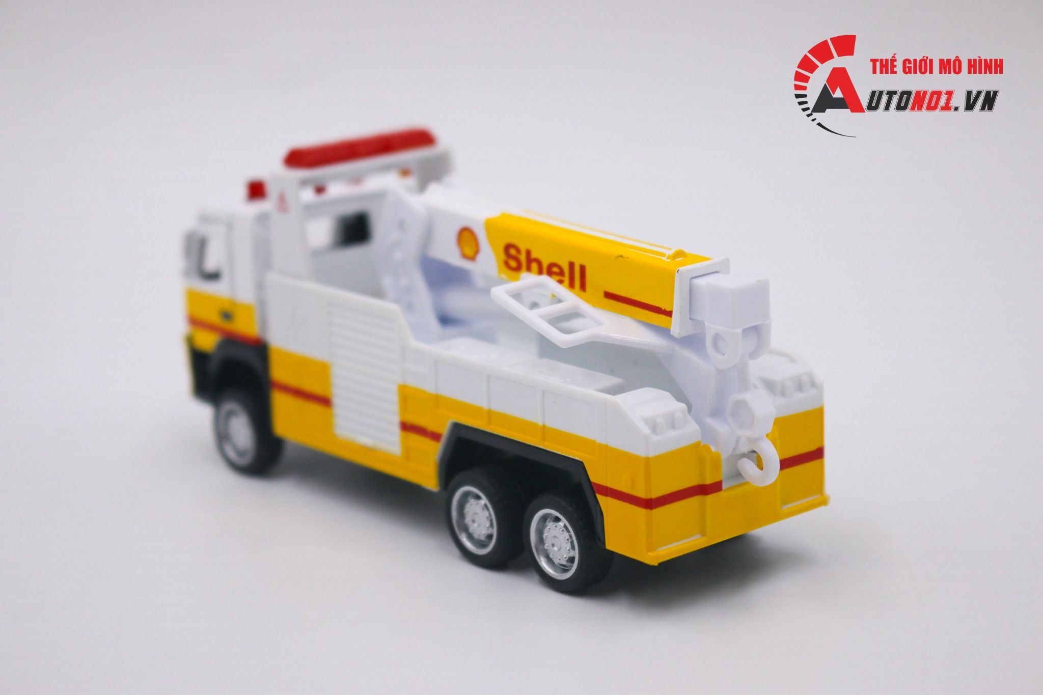 Mô hình xe cẩu cứu hộ Shell Volvo tỉ lệ 1:72 CCA 8188