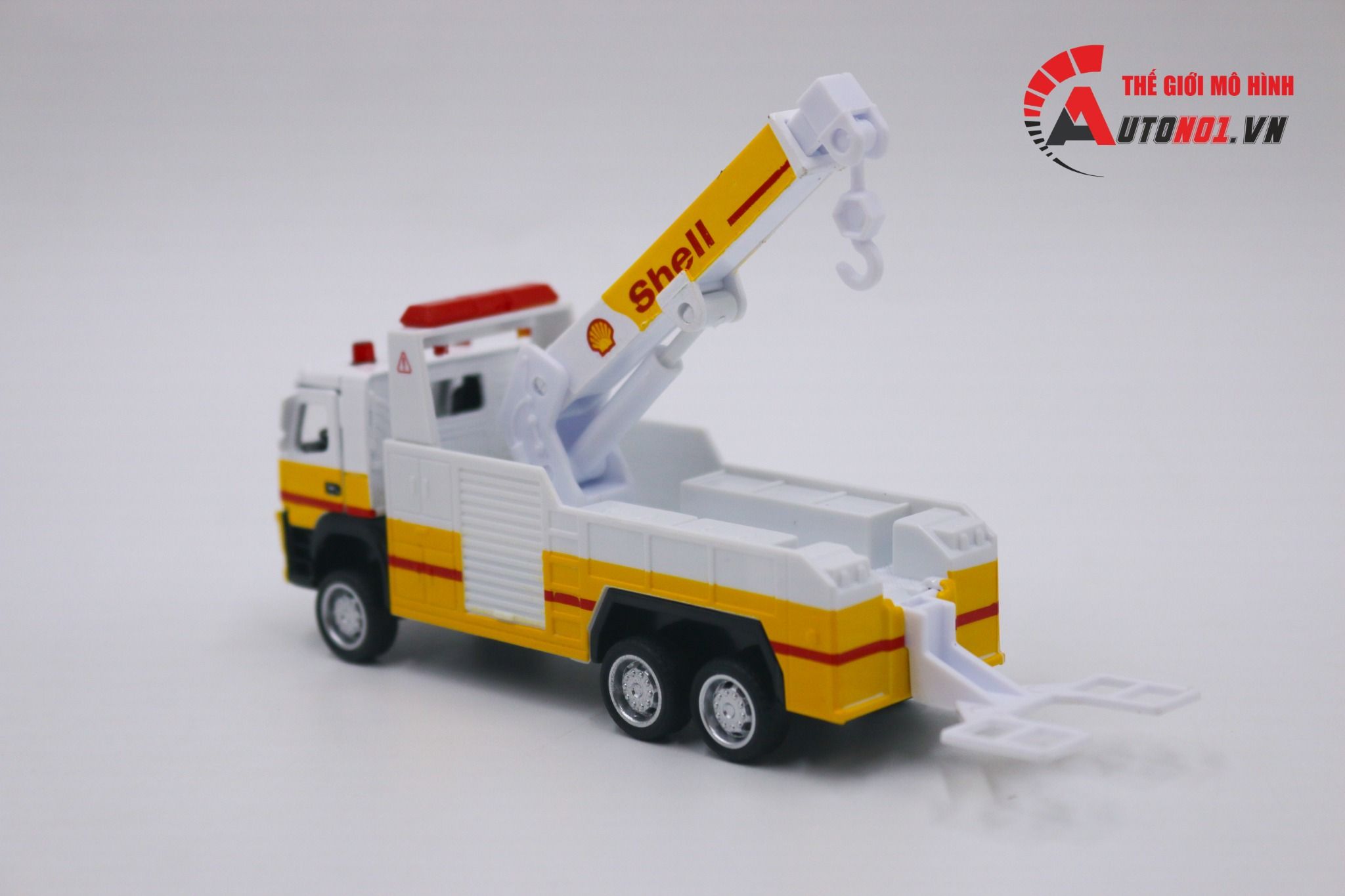 Mô hình xe cẩu cứu hộ Shell Volvo tỉ lệ 1:72 CCA 8188