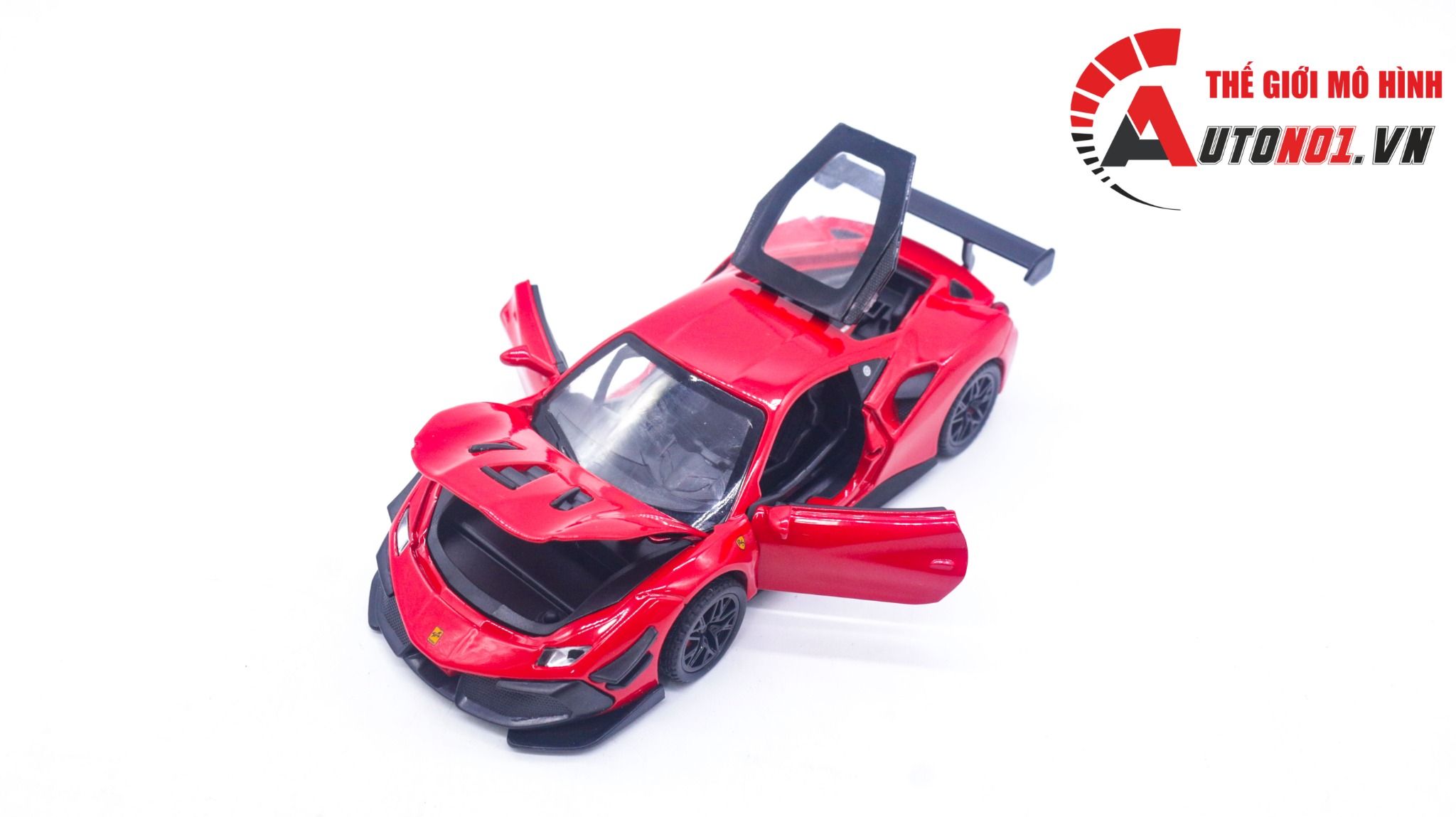 Mô hình xe Ferrari 488 Challenge EVO 2020 tỉ lệ 1:32 Jiaye model VB32743 OT32039