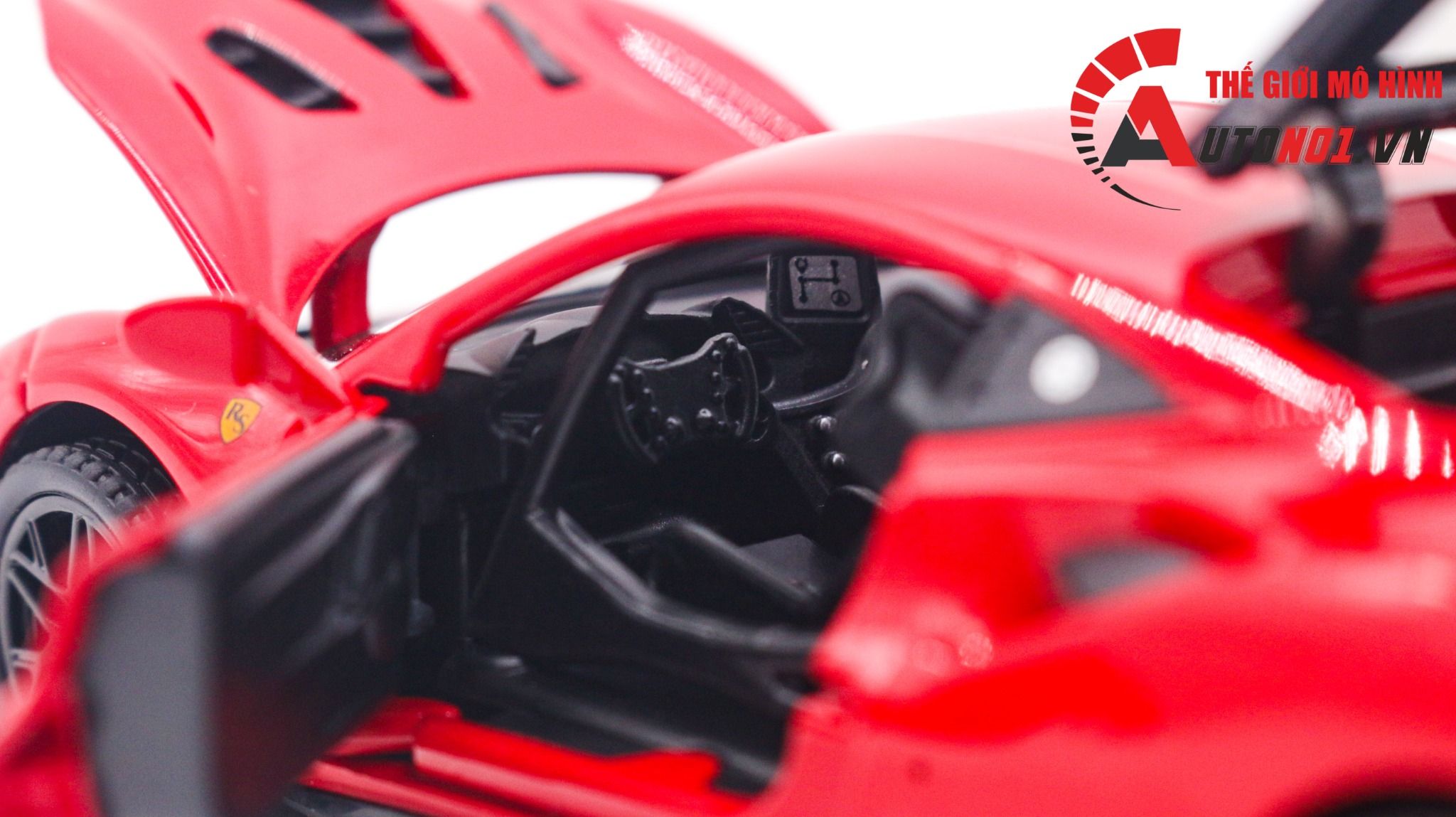 Mô hình xe Ferrari 488 Challenge EVO 2020 tỉ lệ 1:32 Jiaye model VB32743 OT32039