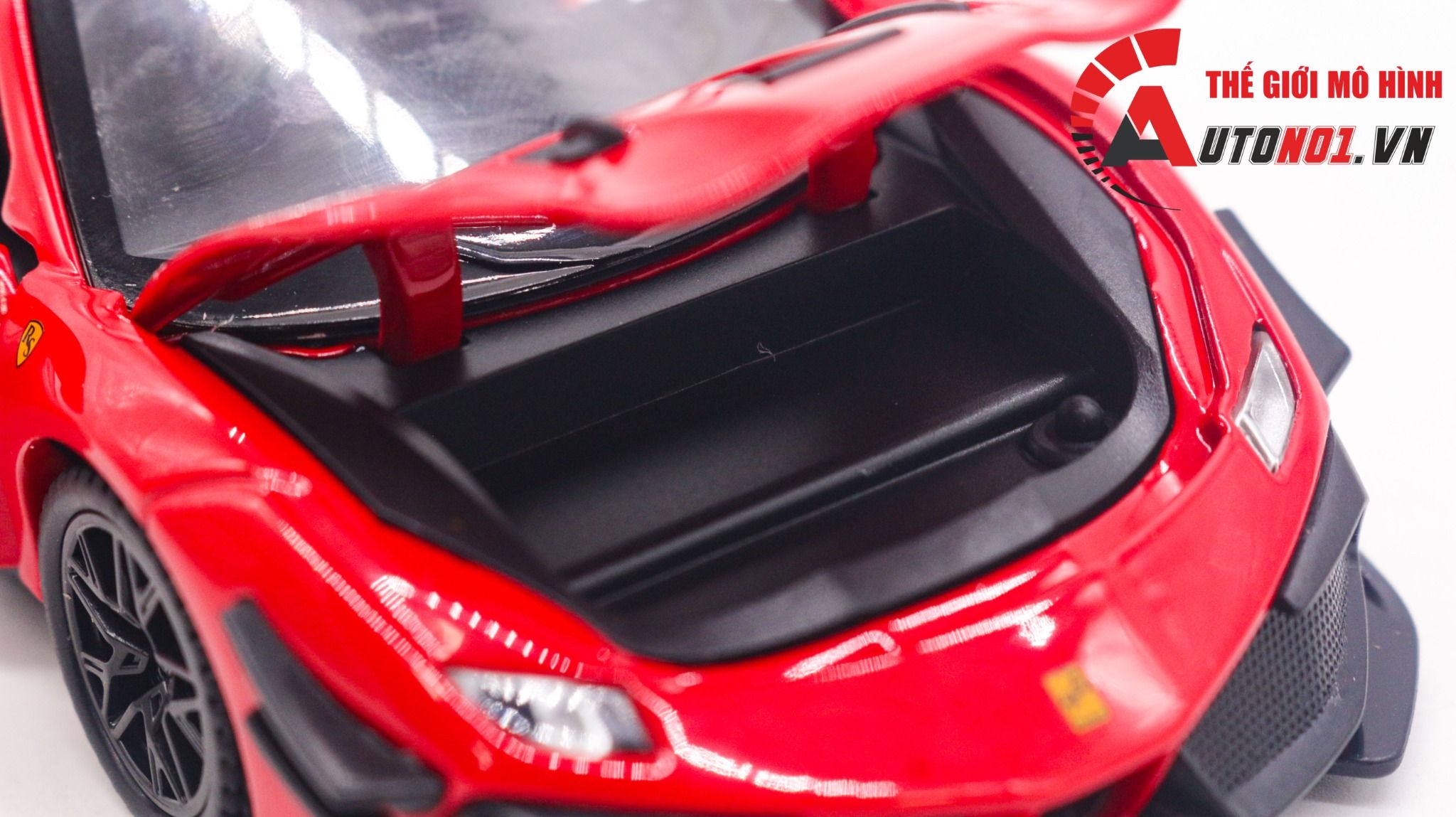Mô hình xe Ferrari 488 Challenge EVO 2020 tỉ lệ 1:32 Jiaye model VB32743 OT32039