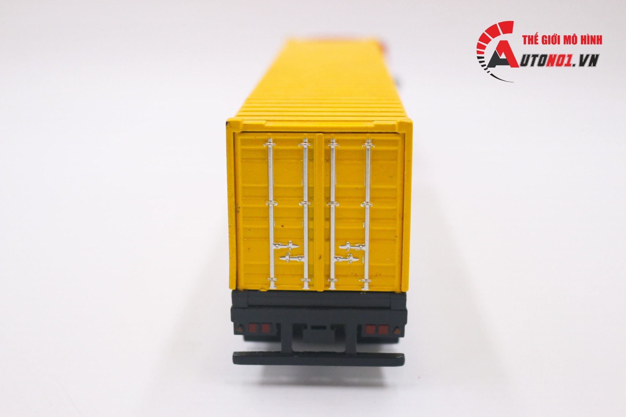  Mô hình xe tải container 1:50 huayi alloy 7648 