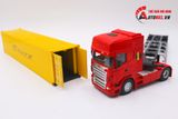  Mô hình xe tải container 1:50 huayi alloy 7648 