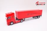  Mô hình xe tải container 1:50 huayi alloy 7648 