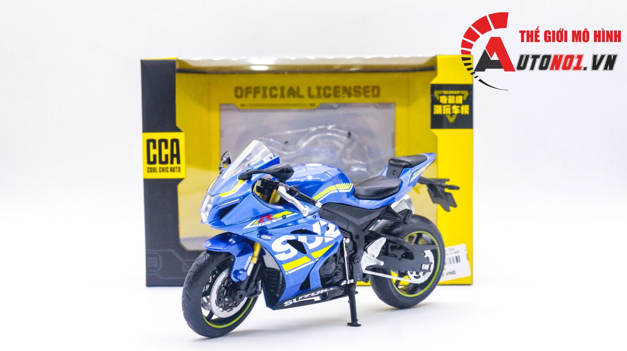 Mô hình xe Suzuki Gsx-R1000 tỉ lệ 1:12 CCA 31489 7207