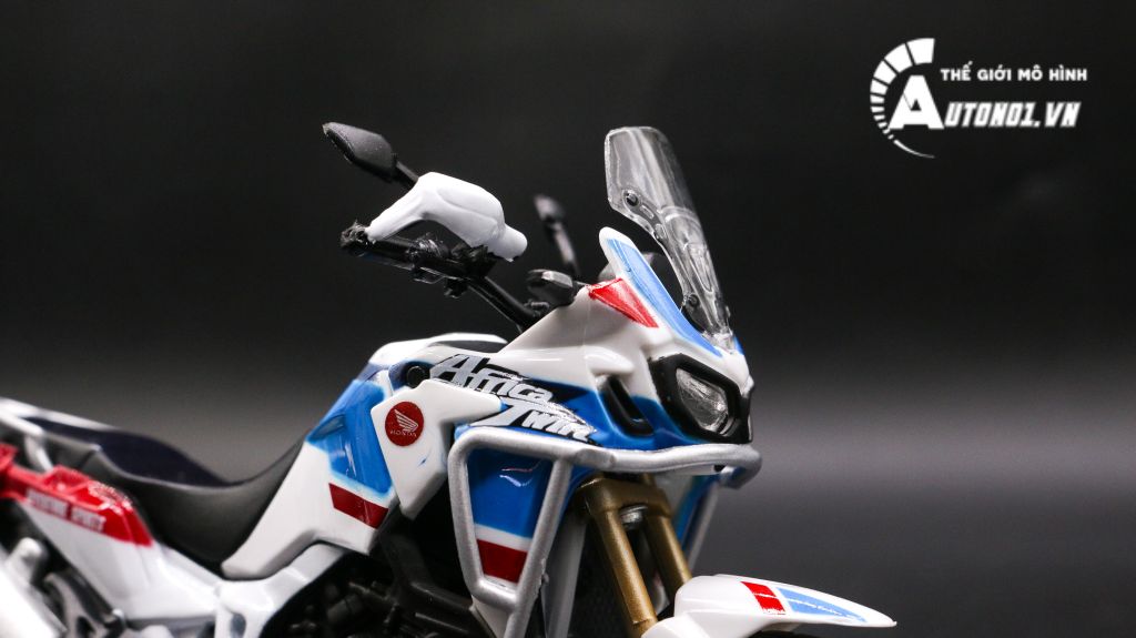 MÔ HÌNH XE HONDA AFRICA TWIN ADVENTURE WHITE 1:18 BBURAGO 7815