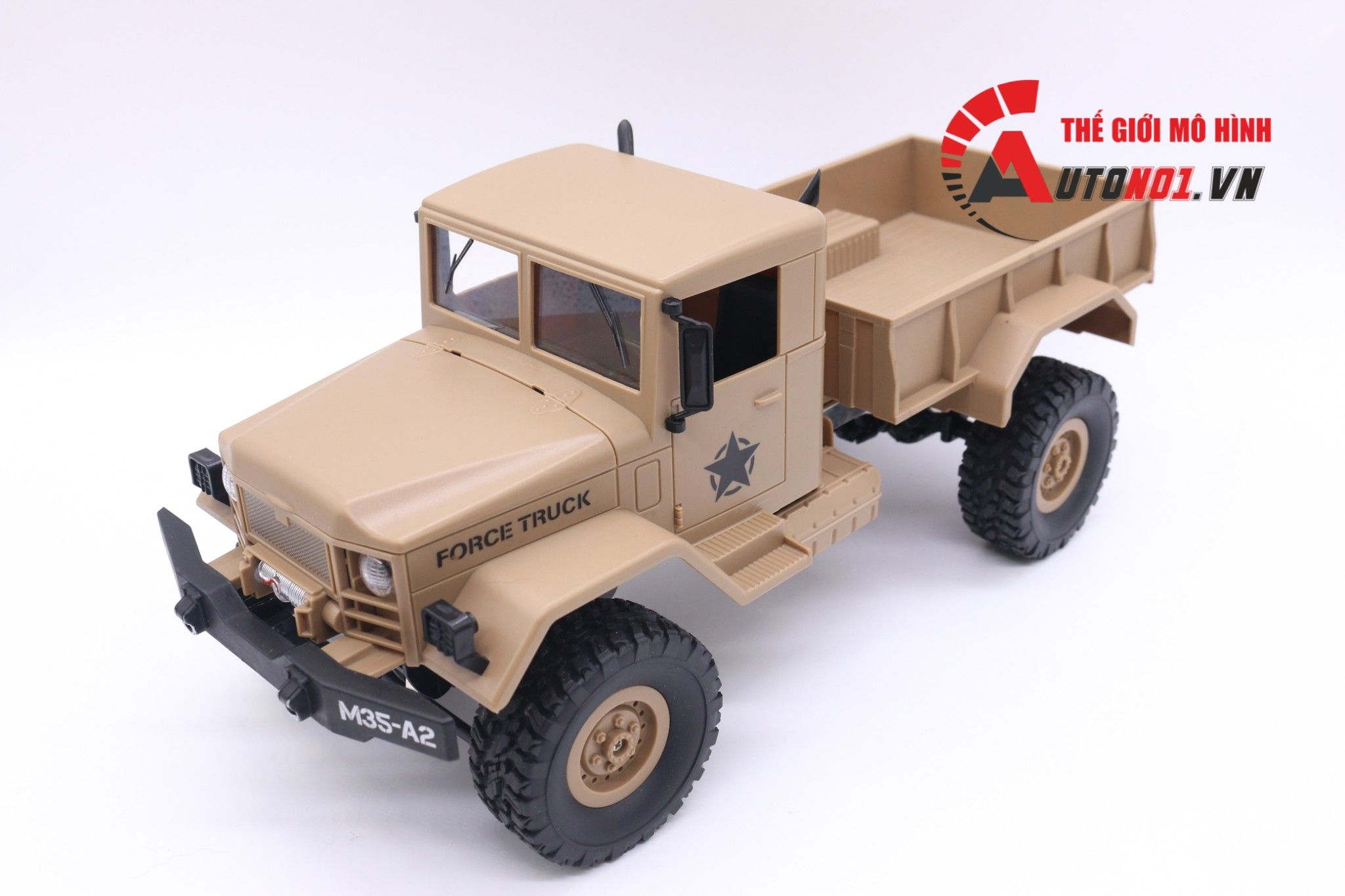  MÔ HÌNH XE ĐIỀU KHIỂN QUÂN SỰ FORCE TRUCK YELLOW CAMERA 4WD 1:16 6799 