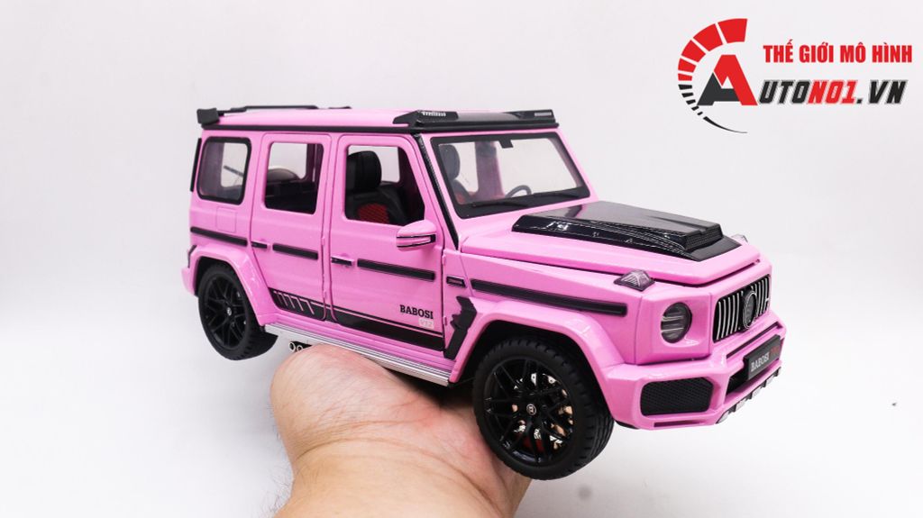 MÔ HÌNH XE MERCEDES-BRABUS G700 PINK 1:18 WEITUG 7829B