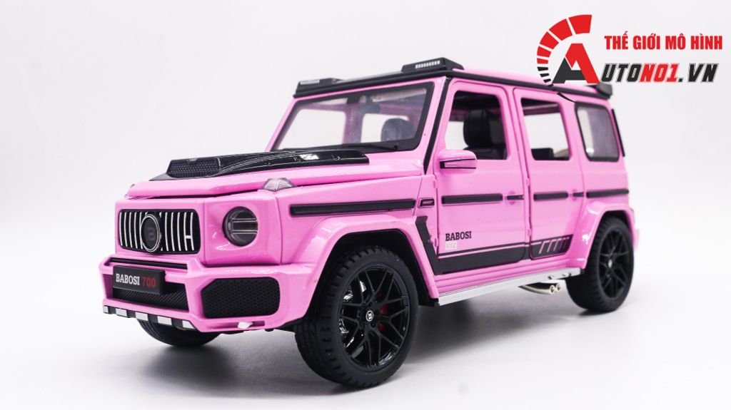 MÔ HÌNH XE MERCEDES-BRABUS G700 PINK 1:18 WEITUG 7829B