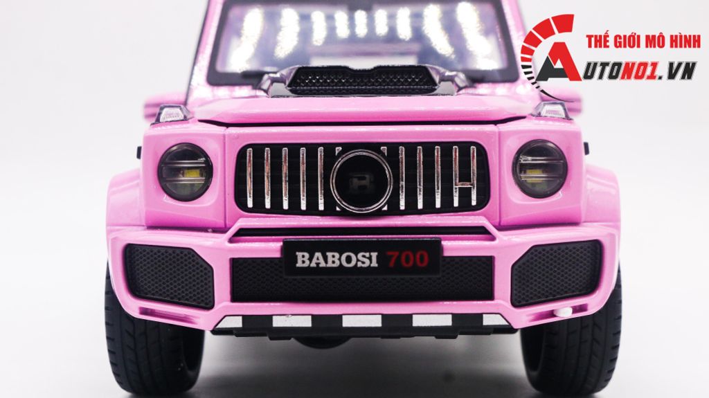 MÔ HÌNH XE MERCEDES-BRABUS G700 PINK 1:18 WEITUG 7829B