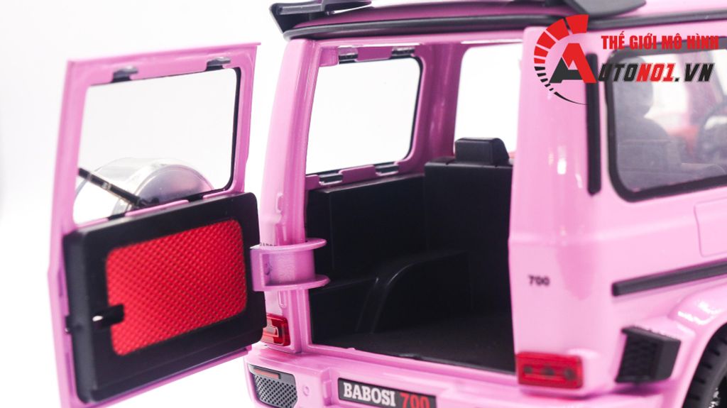 MÔ HÌNH XE MERCEDES-BRABUS G700 PINK 1:18 WEITUG 7829B