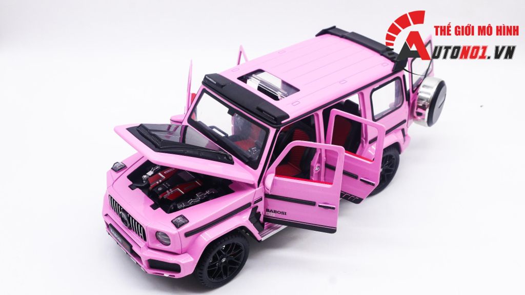 MÔ HÌNH XE MERCEDES-BRABUS G700 PINK 1:18 WEITUG 7829B