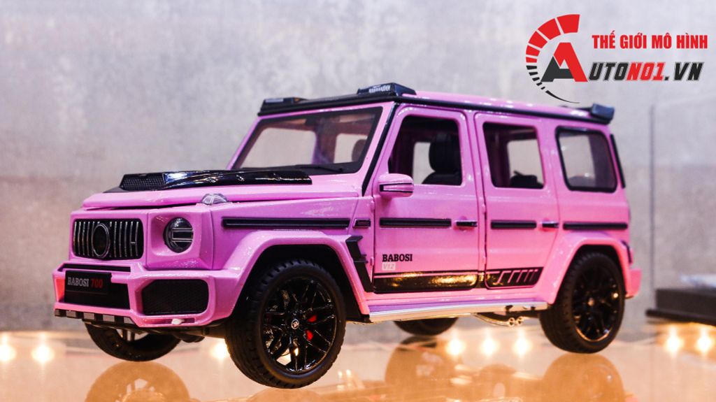 MÔ HÌNH XE MERCEDES-BRABUS G700 PINK 1:18 WEITUG 7829B