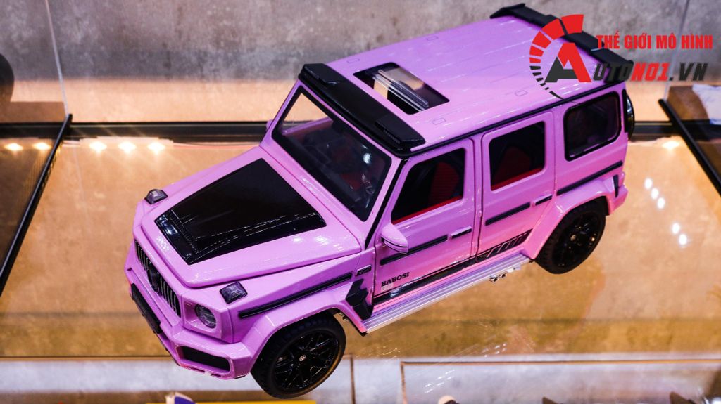 MÔ HÌNH XE MERCEDES-BRABUS G700 PINK 1:18 WEITUG 7829B