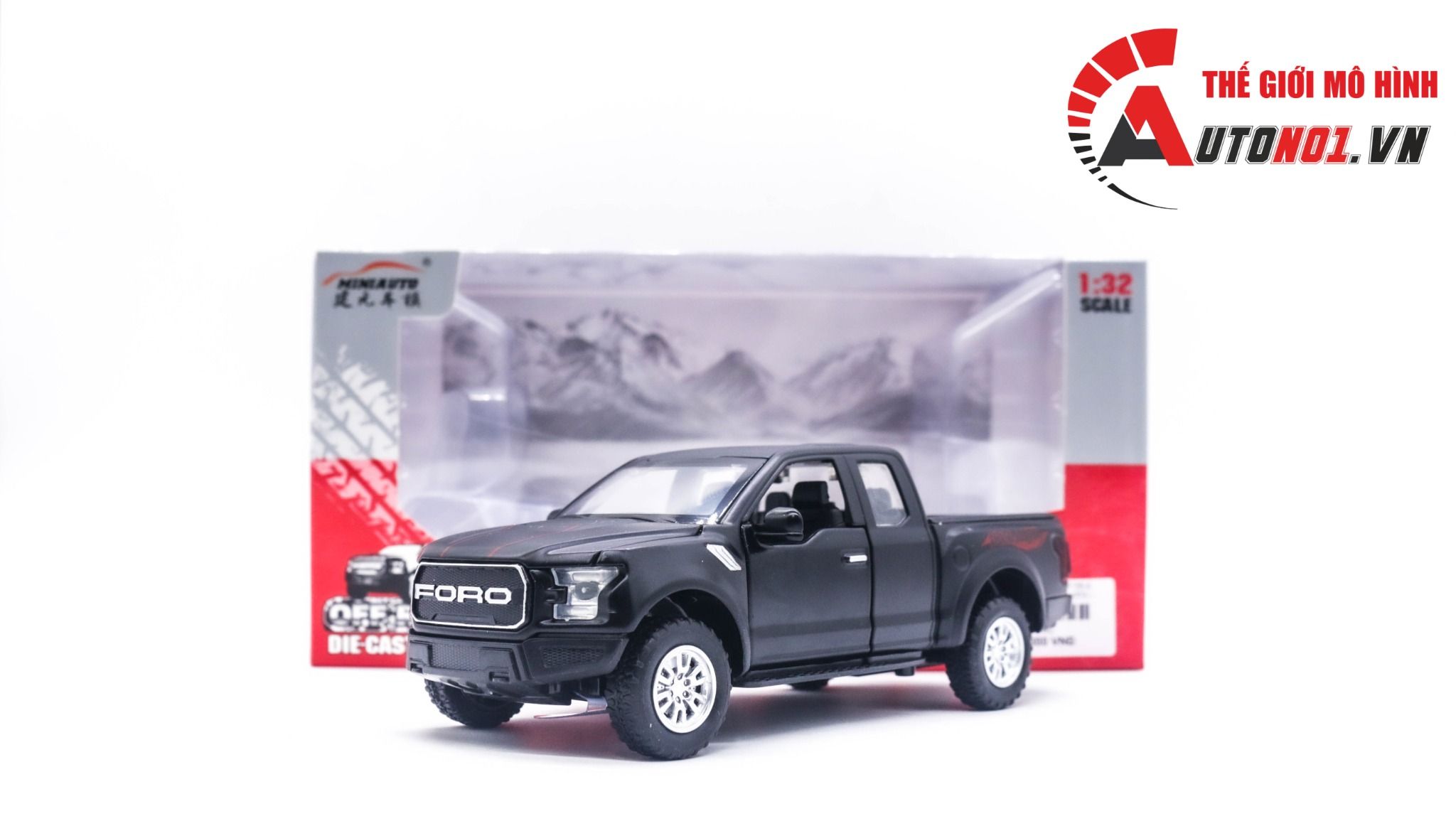 Mô hình Ford Raptor F150 tỉ lệ 1:32 Miniauto 32128 OT605