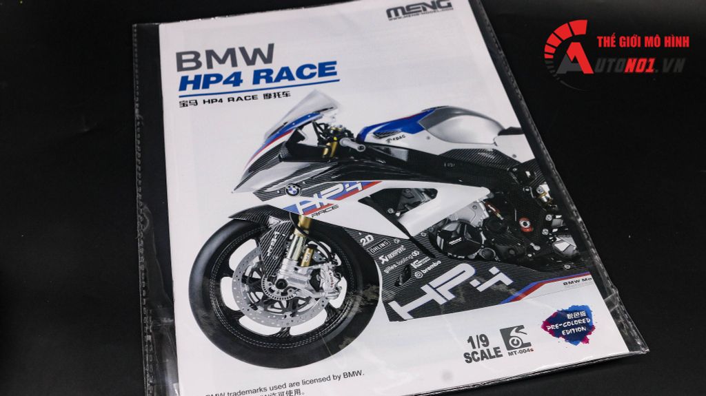 MÔ HÌNH KIT BMW HP4 RACE PHIÊN BẢN ĐÃ SƠN 1:9 MENG 5589C