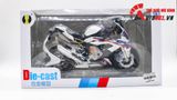  Mô hình xe BMW S1000RR tỉ lệ 1:9 Huayi Alloy MT050 