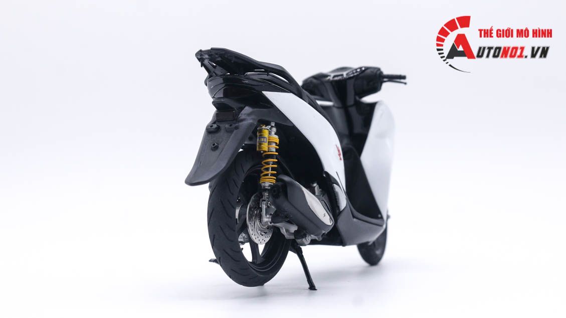 Mô hình xe Honda SH 2020 màu trắng tỉ lệ 1:12 Autono1 D250C
