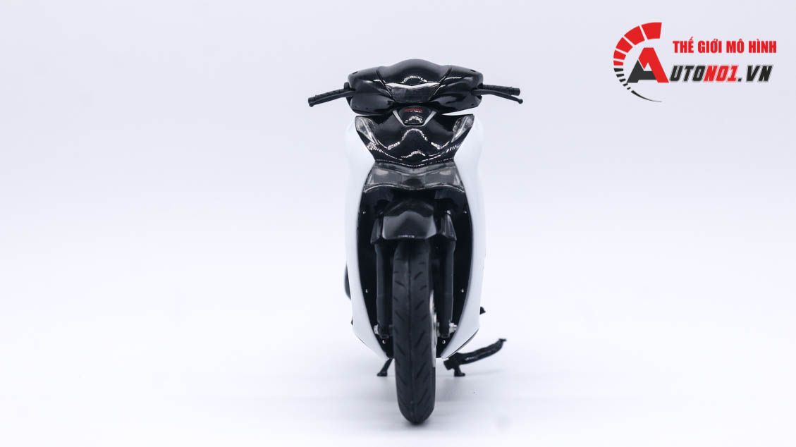 Mô hình xe Honda SH 2020 màu trắng tỉ lệ 1:12 Autono1 D250C