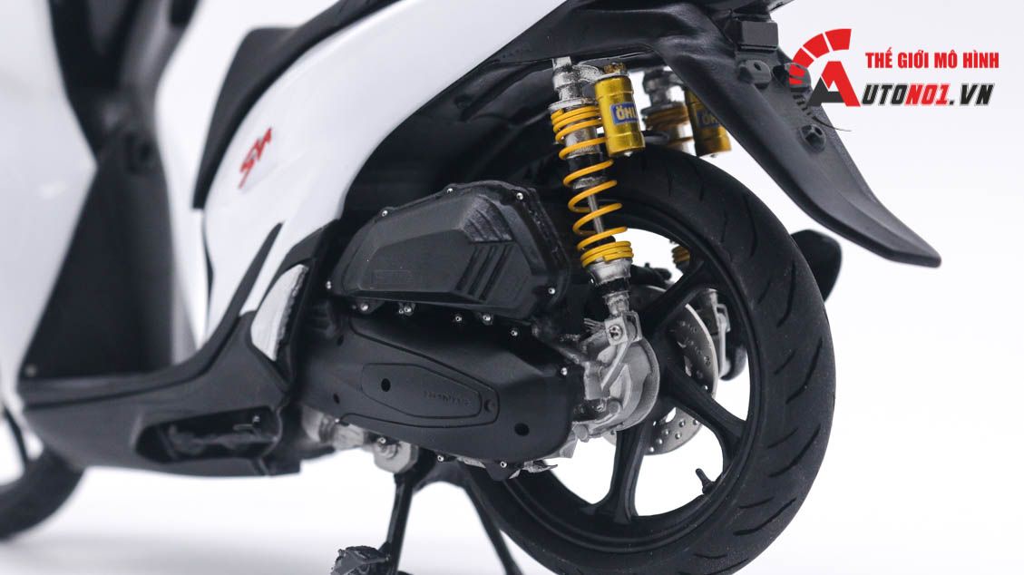 Mô hình xe Honda SH 2020 màu trắng tỉ lệ 1:12 Autono1 D250C