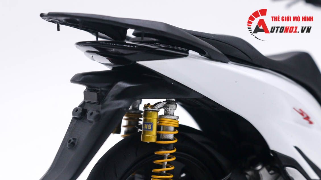 Mô hình xe Honda SH 2020 màu trắng tỉ lệ 1:12 Autono1 D250C