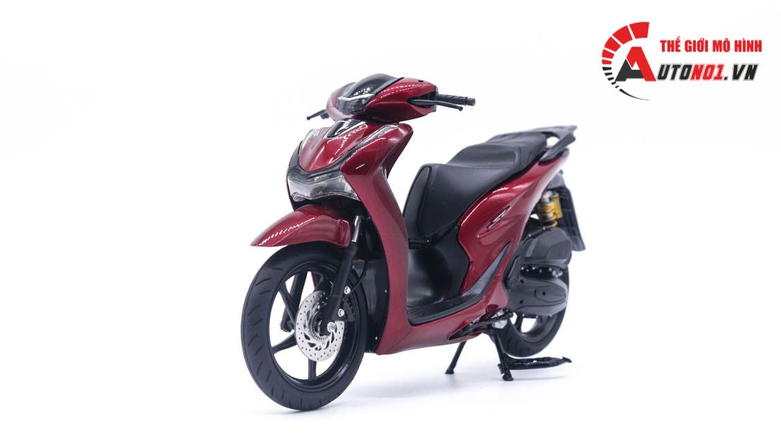 Mô hình xe Honda SH 2020 màu đỏ mậm tỉ lệ 1:12 Autono1 D250G