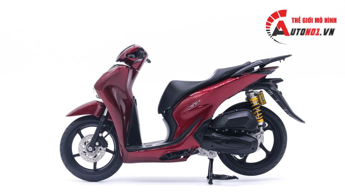 Mô hình xe Honda SH 2020 màu đỏ mậm tỉ lệ 1:12 Autono1 D250G