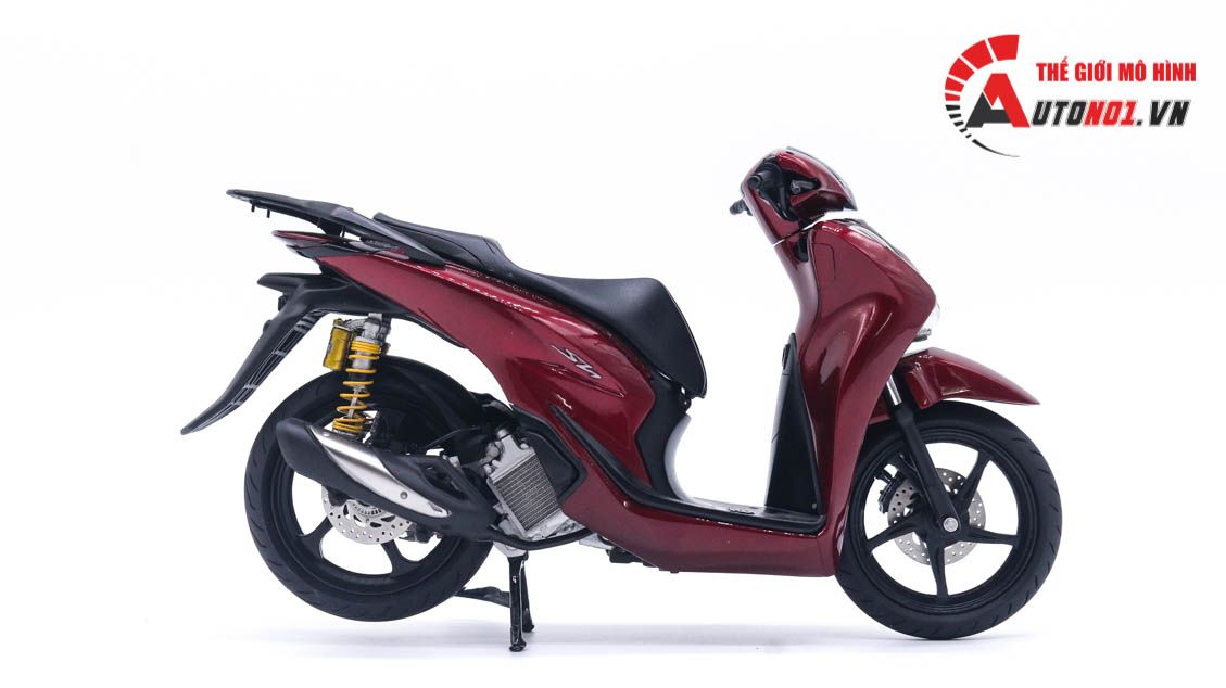Mô hình xe Honda SH 2020 màu đỏ mậm tỉ lệ 1:12 Autono1 D250G