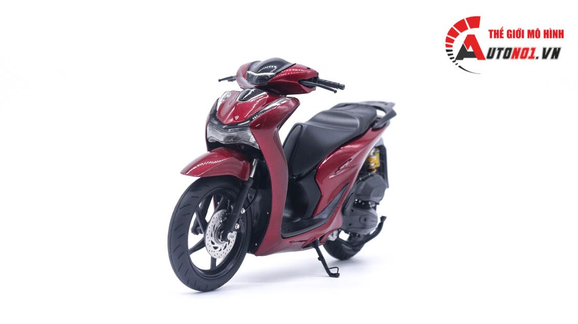 Mô hình xe Honda SH 2020 màu đỏ mậm tỉ lệ 1:12 Autono1 D250G