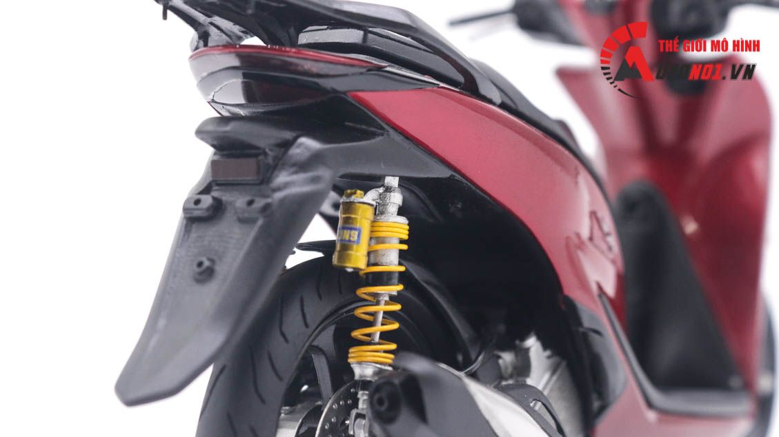 Mô hình xe Honda SH 2020 màu đỏ mậm tỉ lệ 1:12 Autono1 D250G