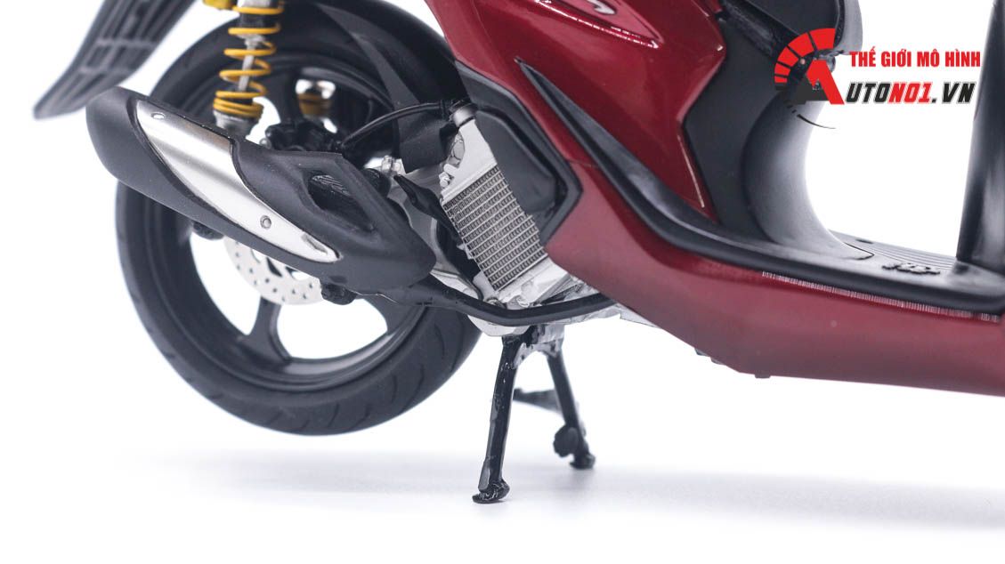 Mô hình xe Honda SH 2020 màu đỏ mậm tỉ lệ 1:12 Autono1 D250G
