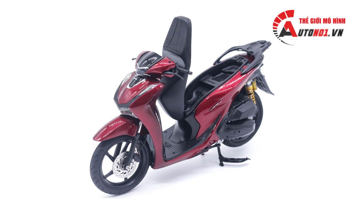 Mô hình xe Honda SH 2020 màu đỏ mậm tỉ lệ 1:12 Autono1 D250G
