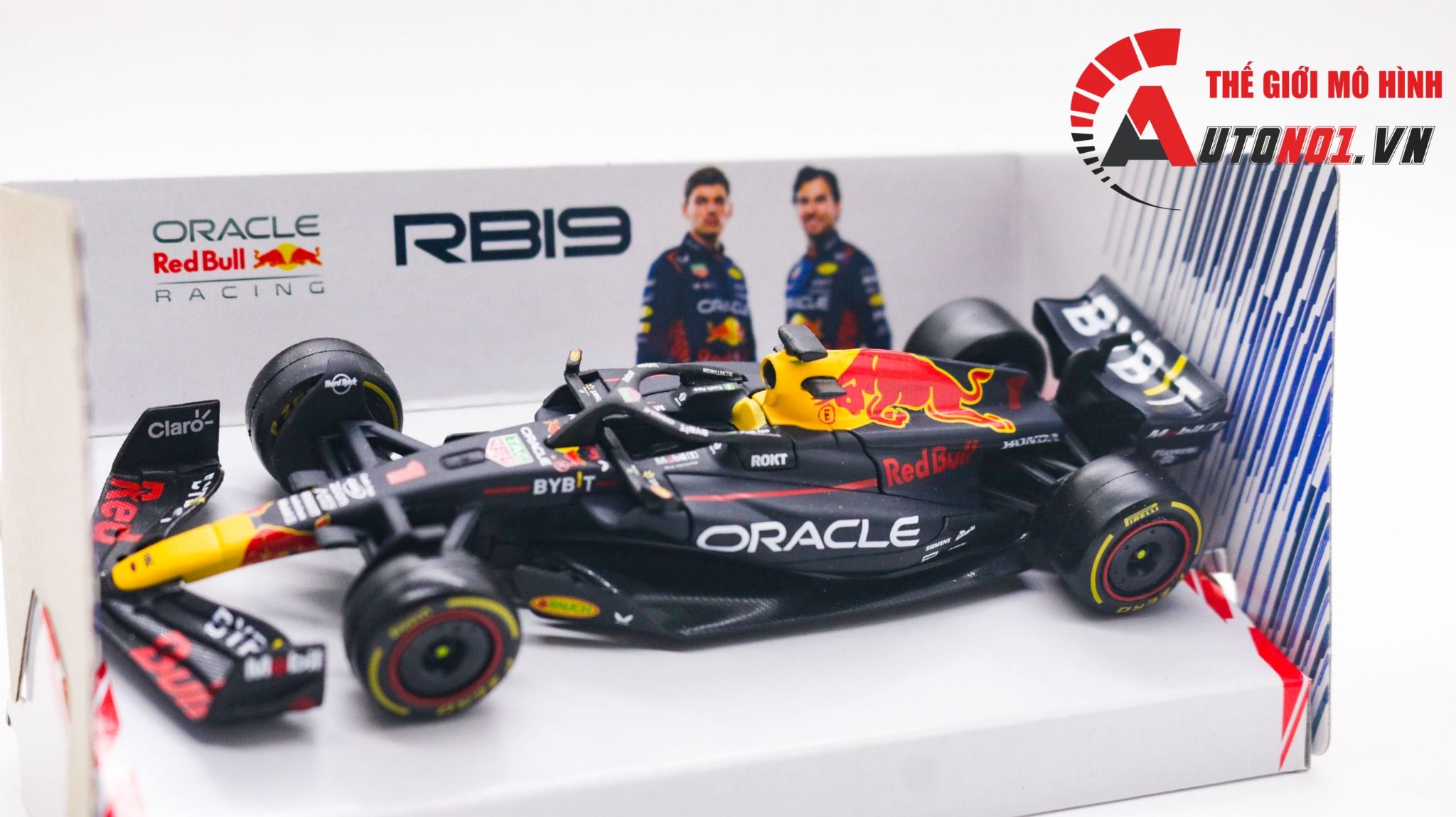  Mô hình xe đua F1 Ferrari Red Bull RB19 tỉ lệ 1:43 Bburago OT287 