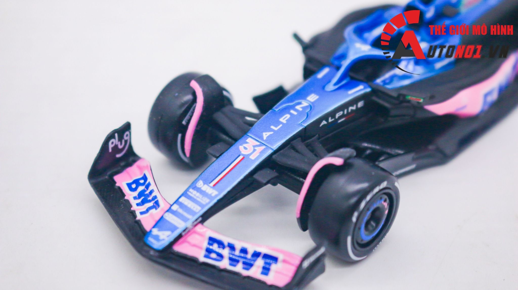  Mô hình xe đua F1 2023 Alpine Alpine Racing Team #31 - #10tỉ lệ 1:43 Bburago OT290 