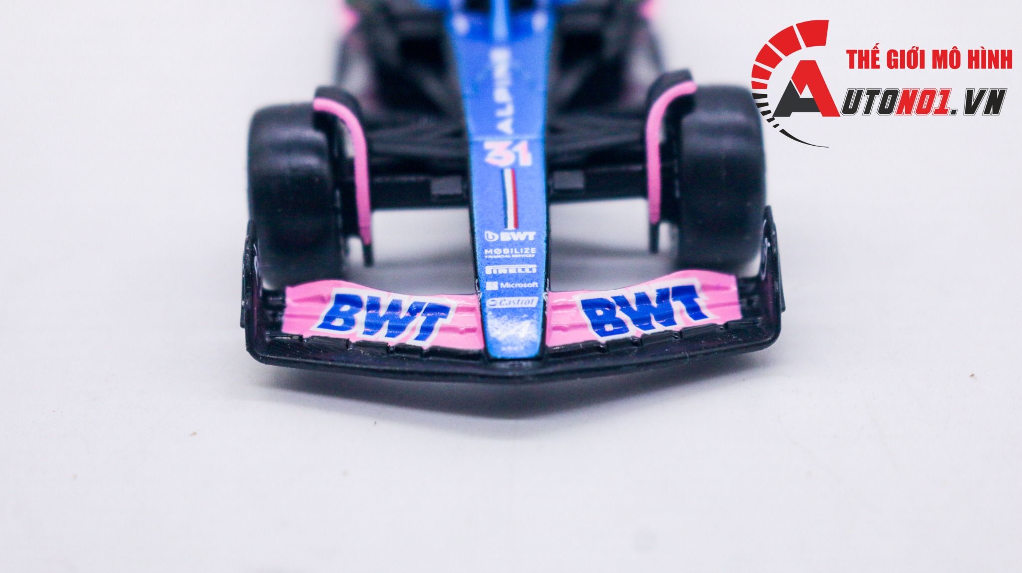 Mô hình xe đua BWT F1 2023 Alpine Alpine Racing Team #31 - #10 tỉ lệ 1:43 Bburago OT290 18-38172